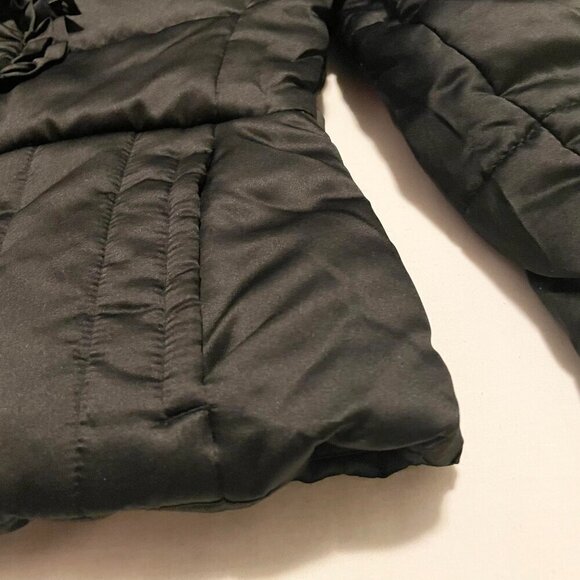 Rothschild Black Hooded Jacket Kids Girls Small 7/8 Coat - Picture 8 of 16